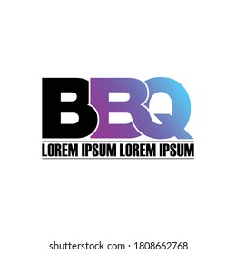 Vector de diseño del logotipo de la letra BQ