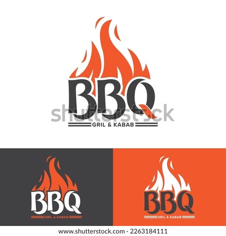 BBQ logo Design Template for Personal Business and Branding.