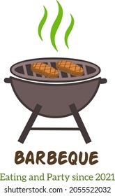 BBQ Logo. Fast food logo. BBQ icon.