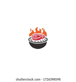 BBQ logo for your food or kitchen brand 