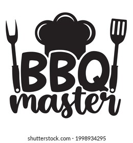 BBQ master background inspirational positive quotes, motivational, typography, lettering design