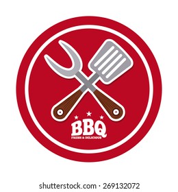 bbq menu design, vector illustration eps10 graphic
