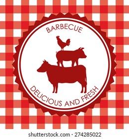 bbq menu design, vector illustration eps10 graphic 