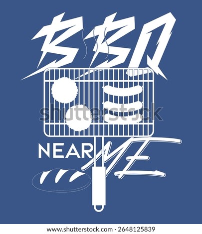BBQ NEAR ME T-shirt design