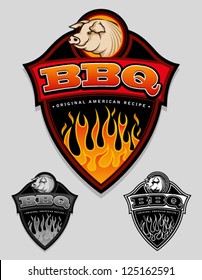 BBQ - Original American Recipe Emblem / Label