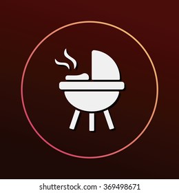 BBQ oven icon