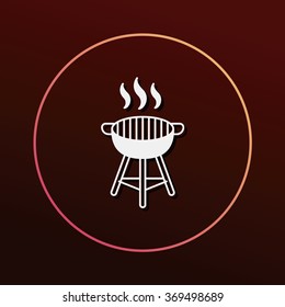 BBQ oven icon