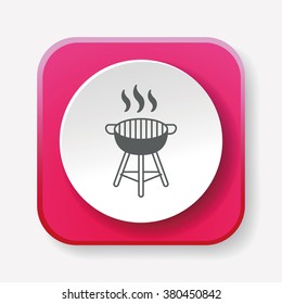 BBQ oven icon