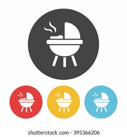 BBQ oven icon