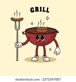 BBQ party. Barbecue party. barbecue label or Sticker. BBQ time. Vector illustration. BBQ background. Label, Sticker, Card, Invitation. National Barbecue Day. May 16. event. grill party.