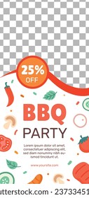 BBQ party. Barbecue party. barbecue poster or banner. BBQ time. Vector illustration. BBQ background. Poster, Banner, Card, Flyer, Invitation, Cover.. National Barbecue Day. May 16. event. grill party.