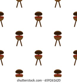 BBQ party grill pattern seamless for any design vector illustration