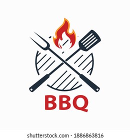 bbq party grill restaurant logo inspiration