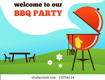 BBQ Party Invitation