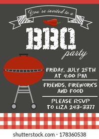 BBQ Party Invitation