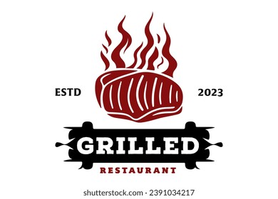 "Logo de la fiesta de barbacoa" es un activo de diseño adecuado para la creación de logotipos o materiales de marca para fiestas de barbacoa, cocinas o cualquier evento relacionado con comida con un ambiente divertido e informal.