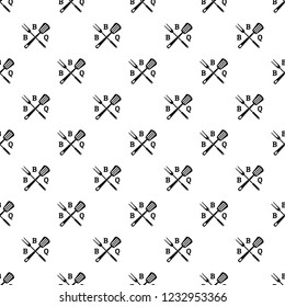 Bbq pattern seamless vector repeat geometric for any web design