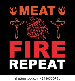 BBQ Quotes Printable Vector Design