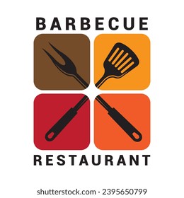 BBQ restaurant Designs, , Barbeque logo, symbols, Barbeque logo maker, modern barbeque unique logo,