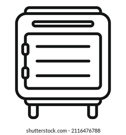 Bbq smokehouse icon outline vector. Grill meat. Tandoor barrel
