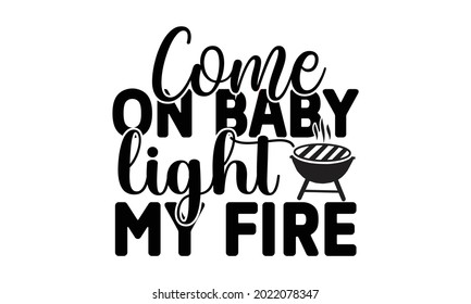 BBQ SVG Quotes Design Template