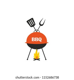 BBQ time. Template for logo