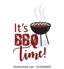 
It's BBQ time text vector illustration. It s grilling season! Time to fire up the BBQ