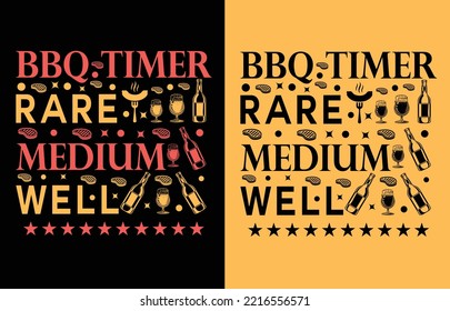 BBQ Timer t shirt design