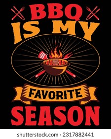 bbq tshart art vector design