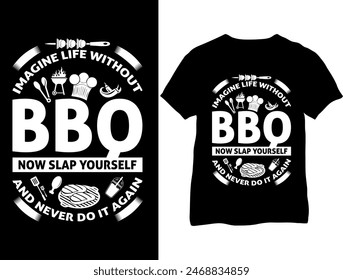 Bbq T-Shirt Design- Berbeque tshirt design ideas- Berbeque vector graphics- Berbeque shirts ideas- T-Shirt Design