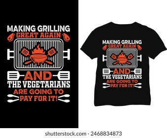 Bbq T-Shirt Design- Berbeque tshirt design ideas- Berbeque vector graphics- Berbeque shirts ideas- T-Shirt Design