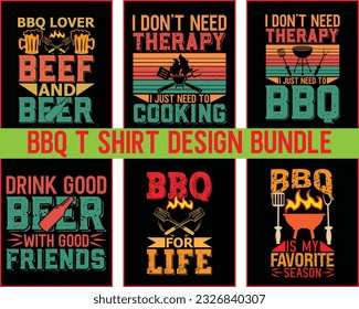 BBQ T-shirt design Bundle,typography BBQ shirts design Bundle,BBQ Grilling shirts design vectors,Funny BBQ barbeque Typography vector T-shirt design Bundle,Barbeque t-shirt  svg