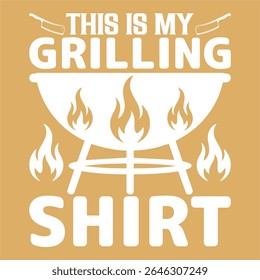 BBQ T-shirt Design – Funny Grill Master Tee for Barbecue Lovers