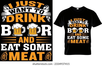 BBQ T-Shirt Design, BBQ Lover, Food.