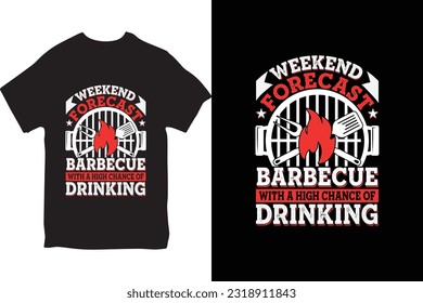 BBQ T-shirt design vector template,  BBQ Grilling shirts design vectors, Custom BBQ shirts, Funny BBQ t-shirt, Grilling' lover shirts, ready for print posters, banner and pod