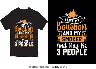 BBQ T-shirt design vector template,  BBQ Grilling shirts design vectors, Custom BBQ shirts, Funny BBQ t-shirt, Grilling' lover shirts, ready for print posters, banner and pod