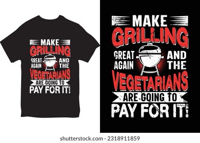 BBQ T-shirt design vector template,  BBQ Grilling shirts design vectors, Custom BBQ shirts, Funny BBQ t-shirt, Grilling' lover shirts, ready for print posters, banner and pod