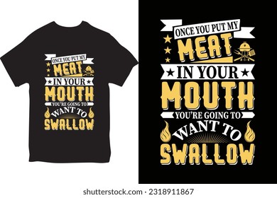 BBQ T-shirt design vector template,  BBQ Grilling shirts design vectors, Custom BBQ shirts, Funny BBQ t-shirt, Grilling' lover shirts, ready for print posters, banner and pod