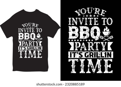 BBQ T-shirt design vector template,  BBQ Grilling shirts design vectors, Custom BBQ shirts, Funny BBQ t-shirt, Grilling' lover shirts, ready for print posters, banner and pod