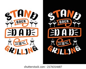 BBQ typography creative t shirt design