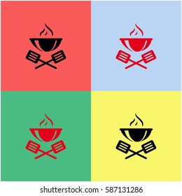 Bbq vector  icon.