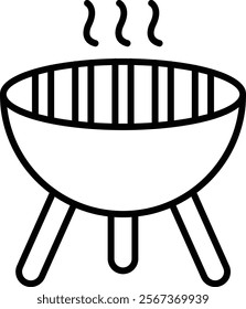 Bbq vector icon. Can be used for printing, mobile and web applications.