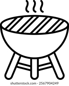 Bbq vector icon. Can be used for printing, mobile and web applications.