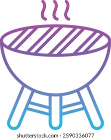 Bbq vector icon. Can be used for printing, mobile and web applications.