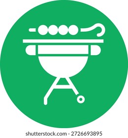 Ilustración de diseño de icono de Vector de barbacoa