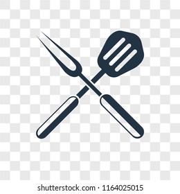 Bbq vector icon isolated on transparent background, Bbq logo concept