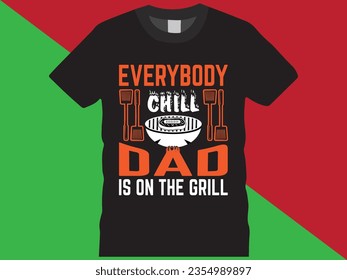  Diseño de camisetas de la tipografía vectorial BBQ. Perfecto para imprimir objetos y bolsas, carteles, tarjetas, ilustración vectorial. Aislado en fondo negro, diseño de plantilla de elemento.