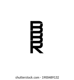 bbr letter original monogram logo design