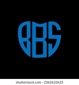 BBS letter logo creative design. BBS unique design.
