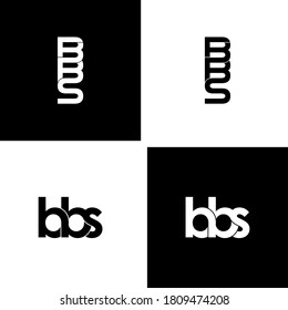 bbs letter original monogram logo design